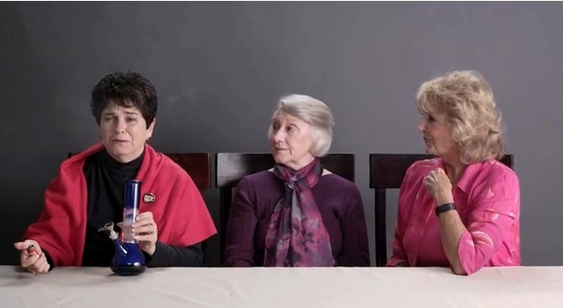 Grandmas smoking weed