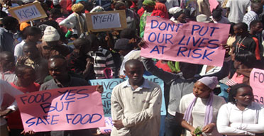 Kenya farmers oppose GMO