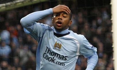 Robinho walks out of City