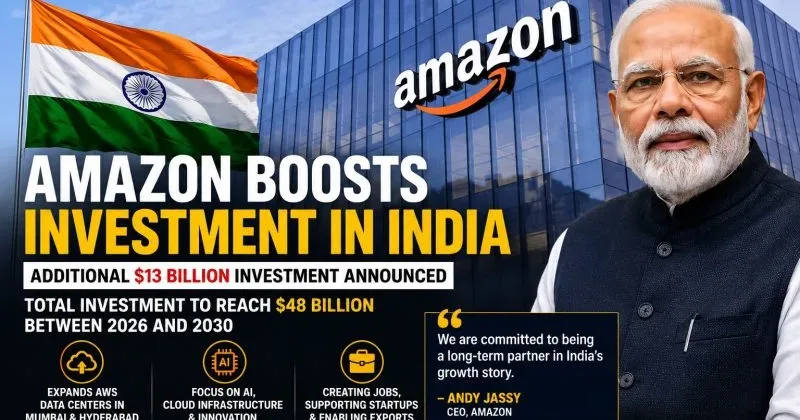 Amazon Raises India Investment Commitment to $48 Billion Through 2030