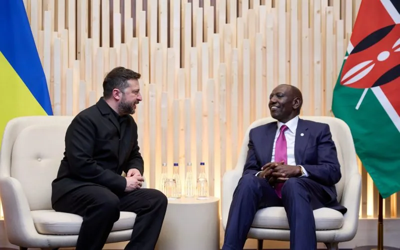 Zelensky, Ruto discuss high-tech cooperation on G7 sidelines in France