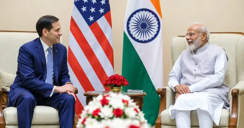 India-US Ties Gain Momentum as Rubio Visit Signals Deeper Strategic Alignment