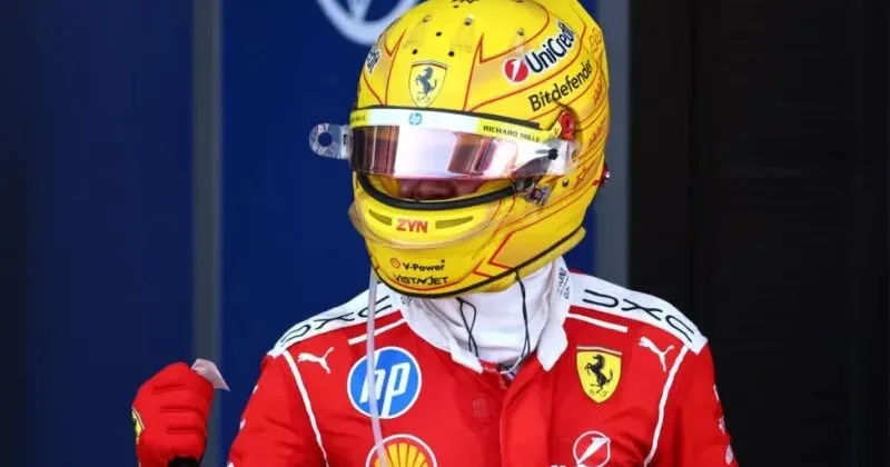 Lewis Hamilton Wins First Grand Prix In Ferrari