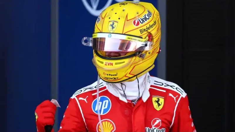 Lewis Hamilton Wins First Grand Prix In Ferrari