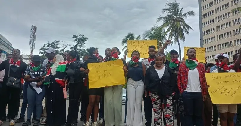 Youth Hold Memorial March in Mombasa to Honour Victims of 2024 Gen Z Protests