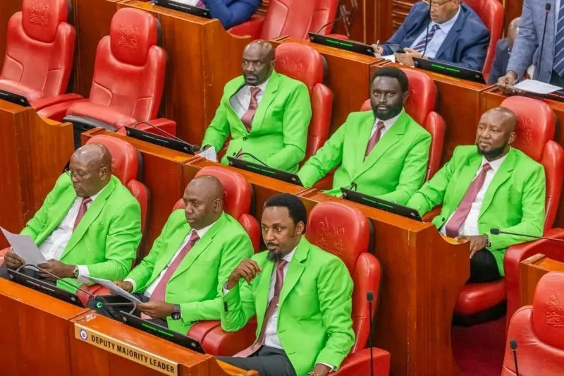 6 Senators don DCP’s signature green as party rides Ol Kalou momentum