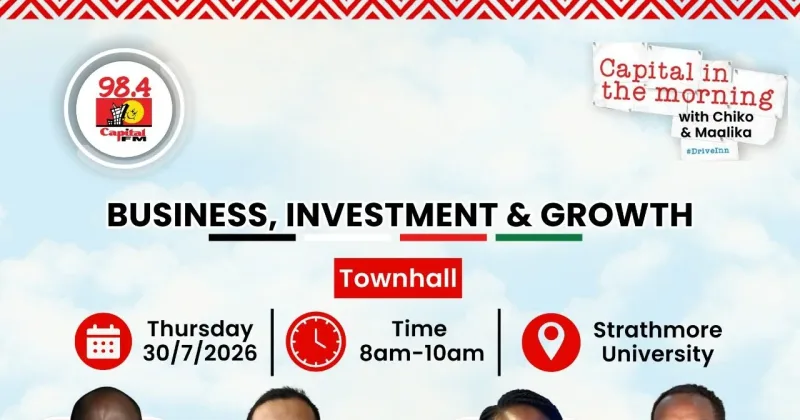Capital FM to host top CEOs for Investment townhall