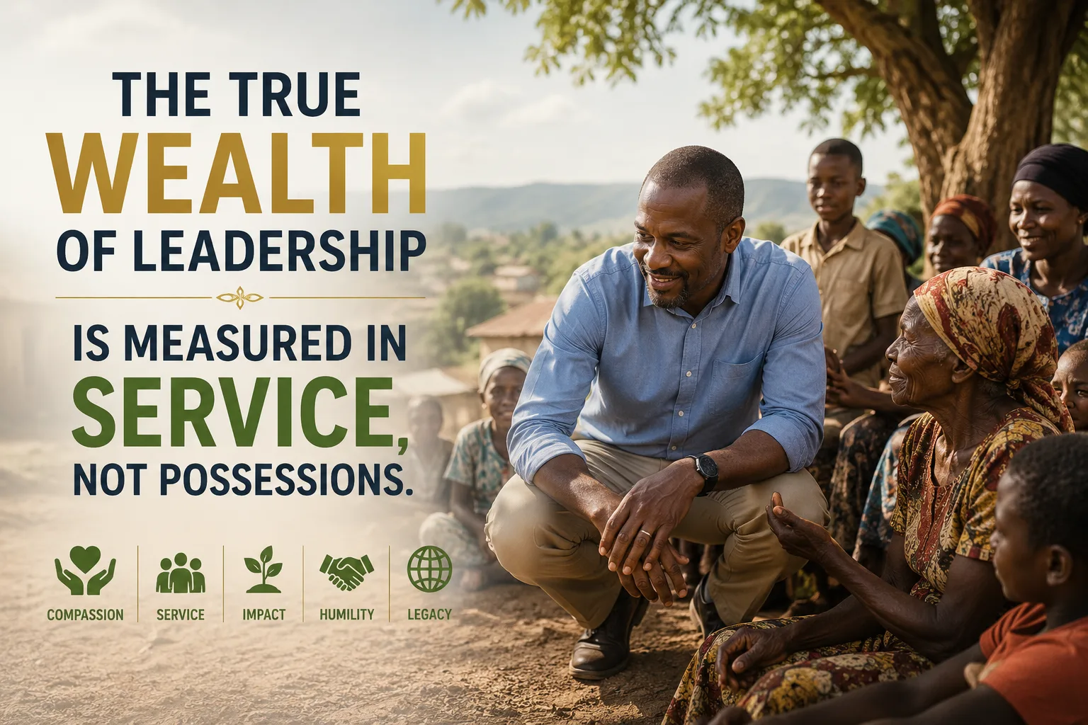 OPINION: The True Wealth of Leadership Is Measured in Service, Not Possessions