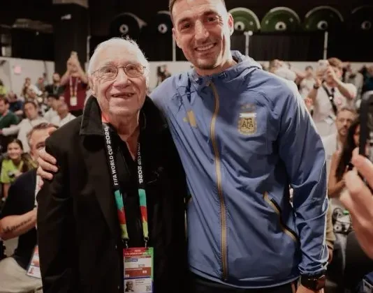 The 91-year-old Argentine journalist covering his 18th World Cup
