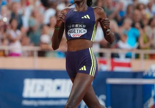 Ngetich reigns supreme at Monaco Diamond League as Kipyegon misses out on podium