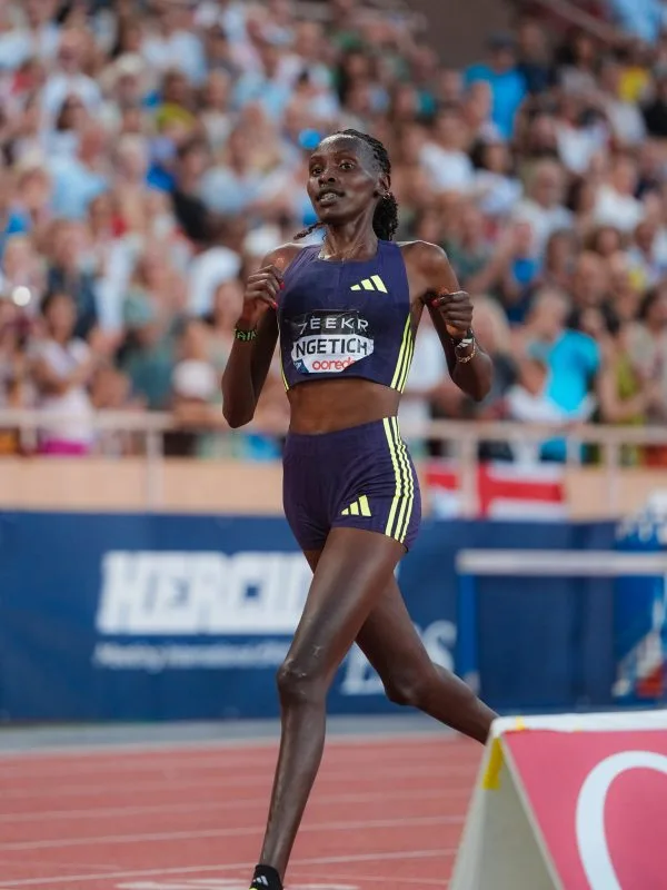 Ngetich reigns supreme at Monaco Diamond League as Kipyegon misses out on podium