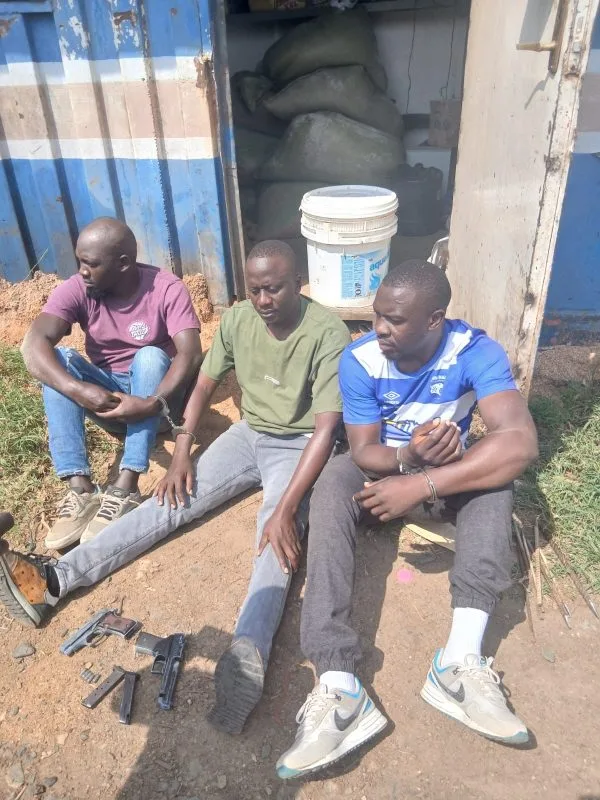 DCI Recovers Two Pistols, Arrests Three Suspects In Migori Security Operation