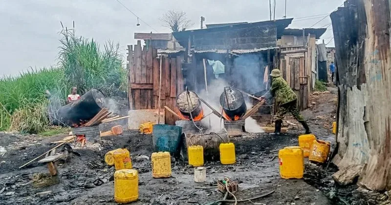 Police Seize 3,860 Litres of Illicit Brew, Arrest Four In Kahawa West Crackdown