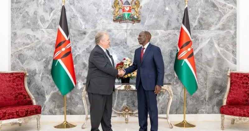 Ruto bids farewell to Belgian envoy, eyes expanded trade and agribusiness investment