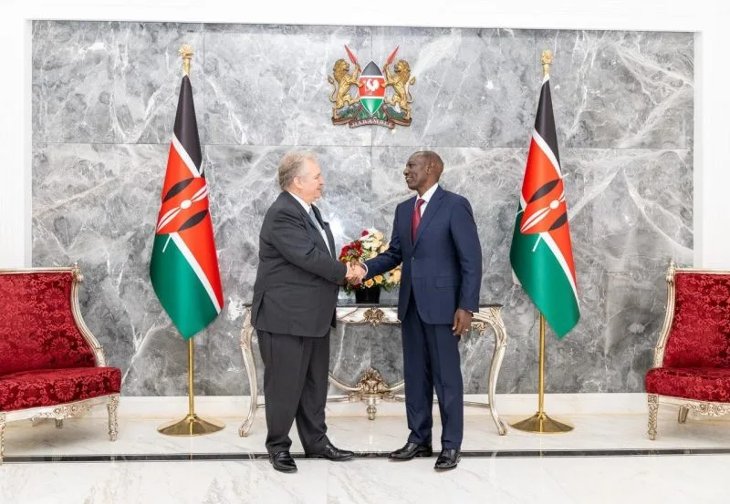 Ruto bids farewell to Belgian envoy, eyes expanded trade and agribusiness investment