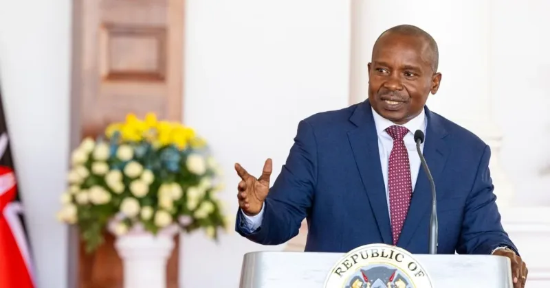 Kindiki breaks silence on fake news over Ruto fallout