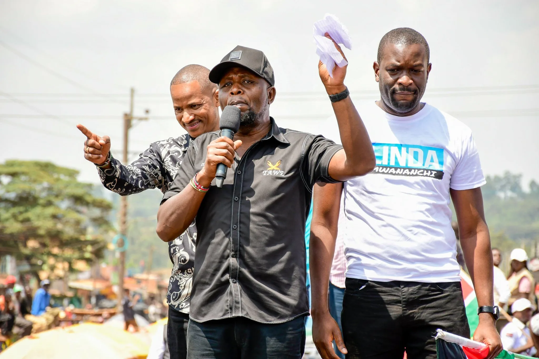 Western Kenya will no longer stay on the sidelines, Natembeya tells Linda Mwananchi rally