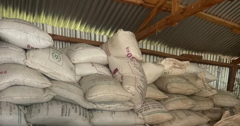 DCI arrests three suspects, seizes 3,500 bags of suspected counterfeit fertilizer in Uasin Gishu crackdown