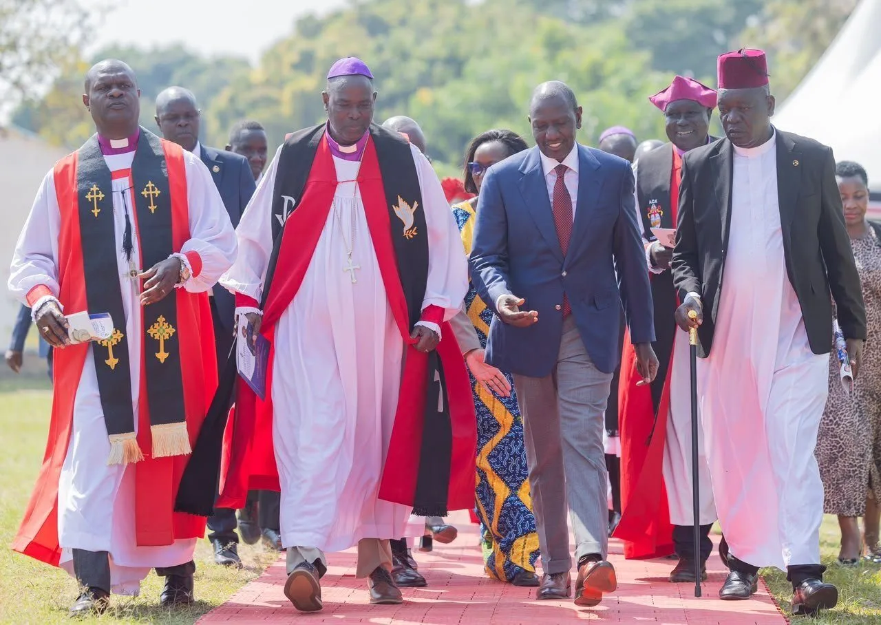 Rt. Rev. Vitalis Ekuru enthroned as Katakwa’s fourth bishop in ceremony attended by Ruto, Uganda’s Alupo