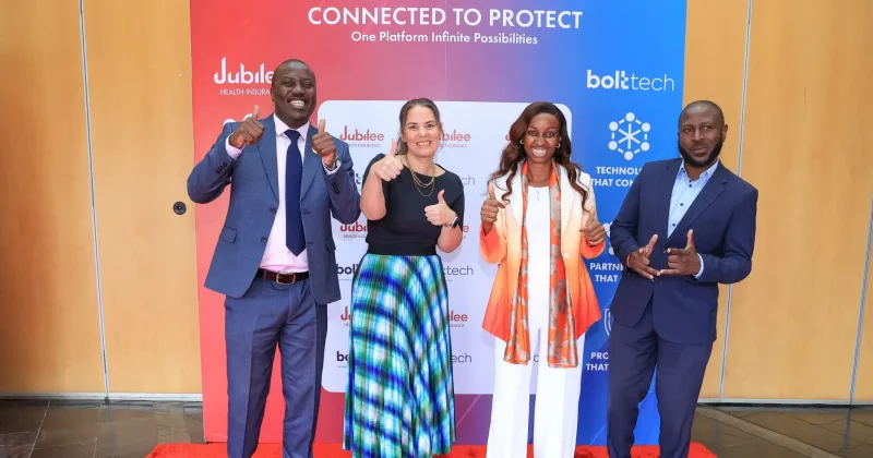 Jubilee, Bolttech partner to expand health insurance through embedded products