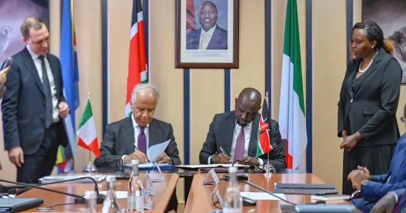 Kenya, Italy Deepen Security Alliance With New Crime-Fighting Pact Amid Police Modernisation Push