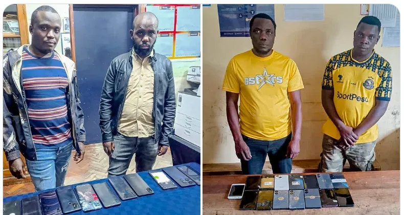 Police recover 26 stolen phones in Nairobi crackdown targeting theft syndicates