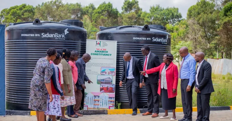 Sidian Bank Expands WASH Programme with Water Tanks for Schools in Western Kenya