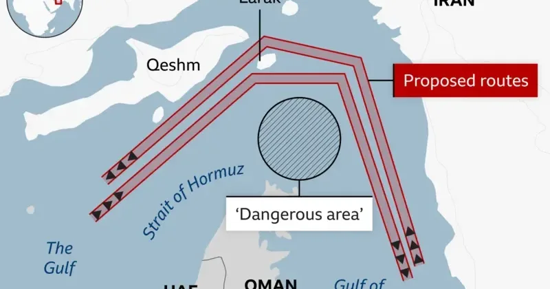 US insists Strait of Hormuz is open as it exchanges strikes with Iran