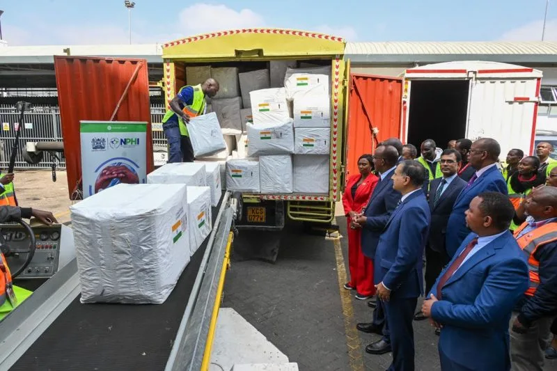 India delivers first 4.5 tonnes of Ebola medical supplies to boost Kenya’s outbreak preparedness