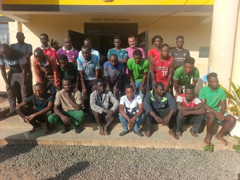 Police Arrest 25 Foreign Nationals in Kisumu Crackdown on Human Smuggling