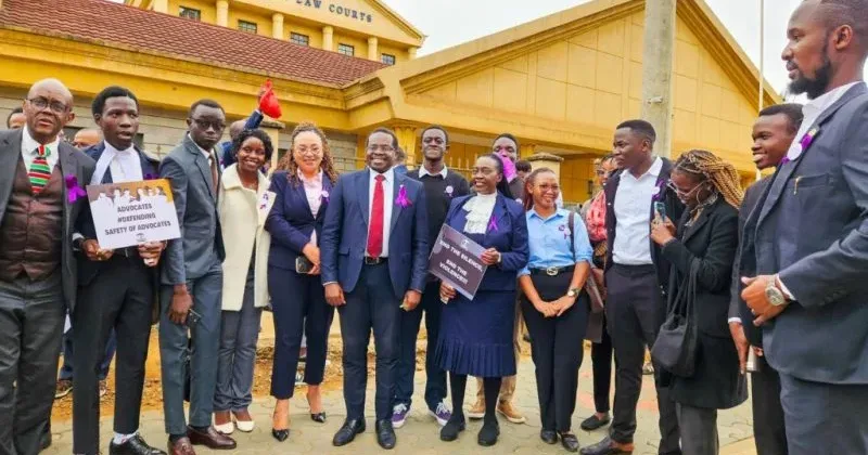 LSK Hold Purple Ribbon March to Demand Justice for Slain Colleagues