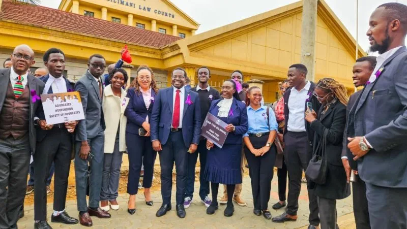 LSK Hold Purple Ribbon March to Demand Justice for Slain Colleagues