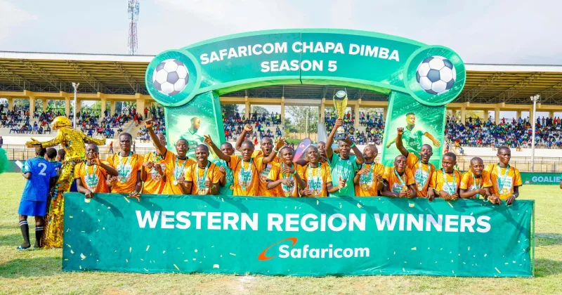 Vihiga Cranes, Lugari Progressive Crowned Safaricom Chapa Dimba Western Region Champions