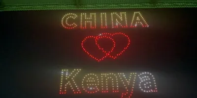 500 Drones Light Up Nairobi Sky in Spectacular Celebration of Kenya-China Ties