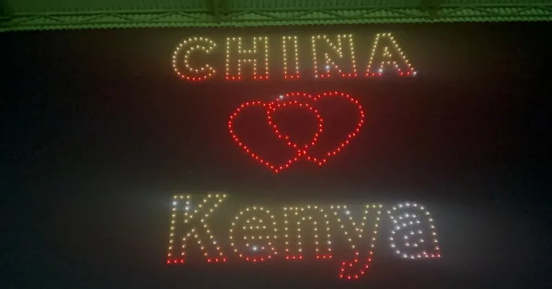 500 Drones Light Up Nairobi Sky in Spectacular Celebration of Kenya-China Ties