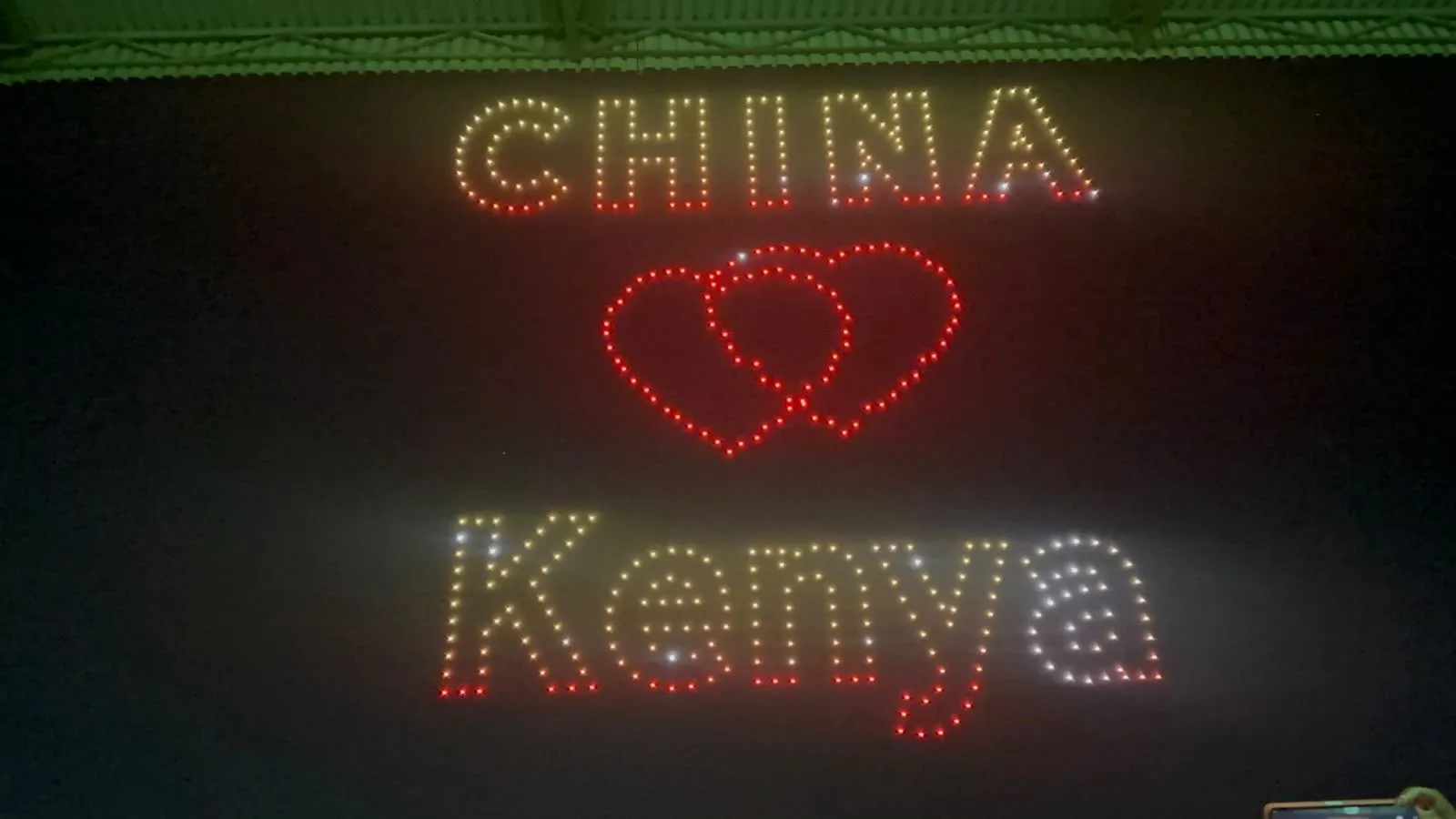 500 Drones Light Up Nairobi Sky in Spectacular Celebration of Kenya-China Ties