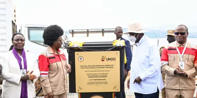 Uganda breaks ground for 320-million-liter petroleum storage terminal