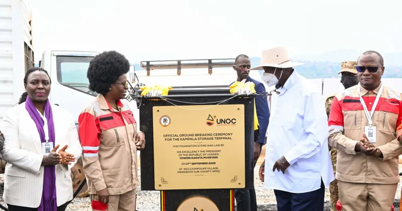 Uganda breaks ground for 320-million-liter petroleum storage terminal