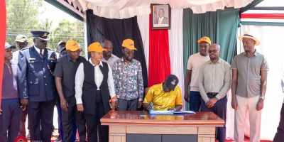 Ruto Commissions New Otonglo Police Station in Kisumu West