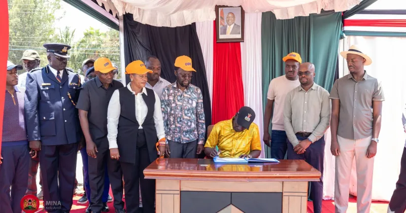 Ruto Commissions New Otonglo Police Station in Kisumu West
