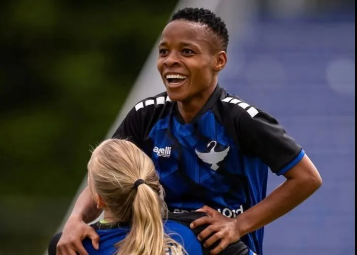 Starlets Captain Mwanahalima in UEFA Champions League Historic moment