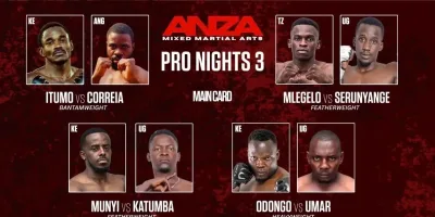 “Pressure makes diamonds,” Kenya’s Itumo says ahead of ANZA MMA Pro Night 3