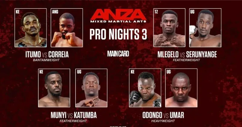 “Pressure makes diamonds,” Kenya’s Itumo says ahead of ANZA MMA Pro Night 3
