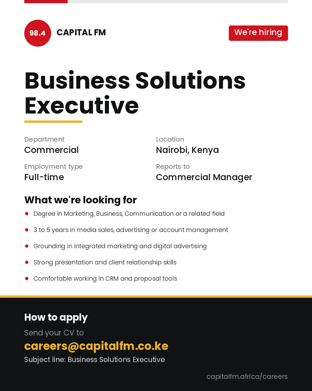 Business Solutions Executive