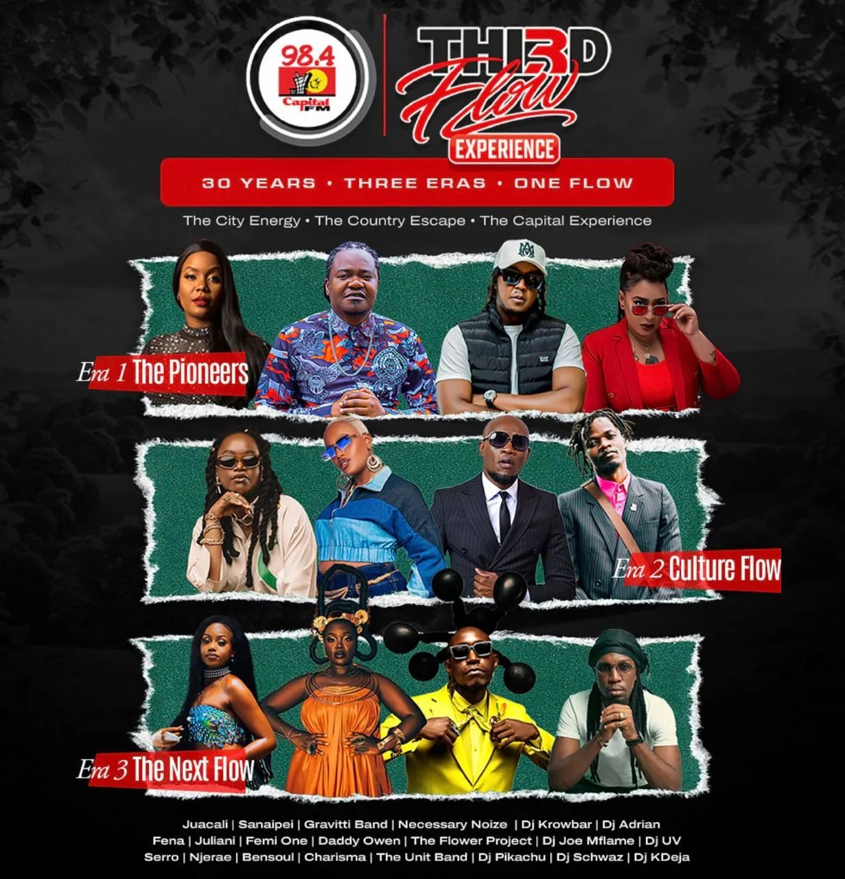 Capital FM Turns 30 With Third Flow Experience Celebrating Three Eras Of Kenyan Music And Culture