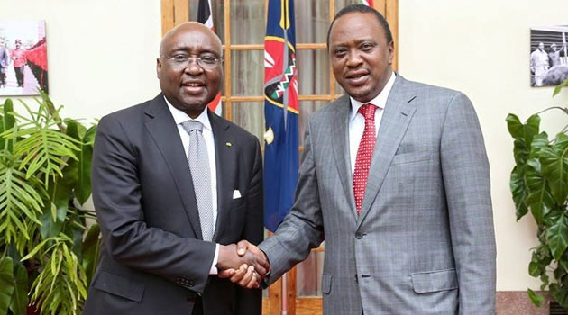 Uhuru bids farewell to African Development Bank chief