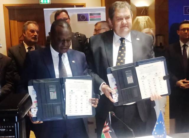 Kenya signs Sh519b agreement with EU in support of Big Four Agenda