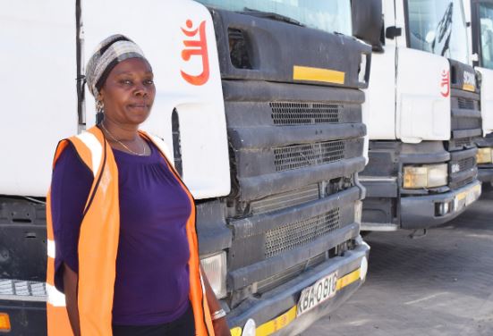 Kenyan woman truck driver making inroads in a male-dominated industry #RespectThehustle