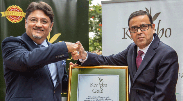 Kericho Gold receives Superbrands status