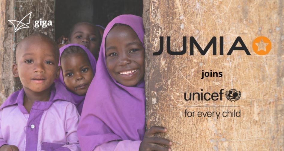 Jumia partners with UNICEF to connect internet in schools